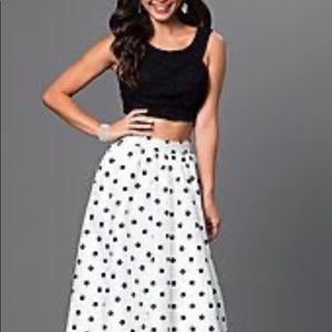 PROM GIRL two piece dress. Size 5. New with tag.